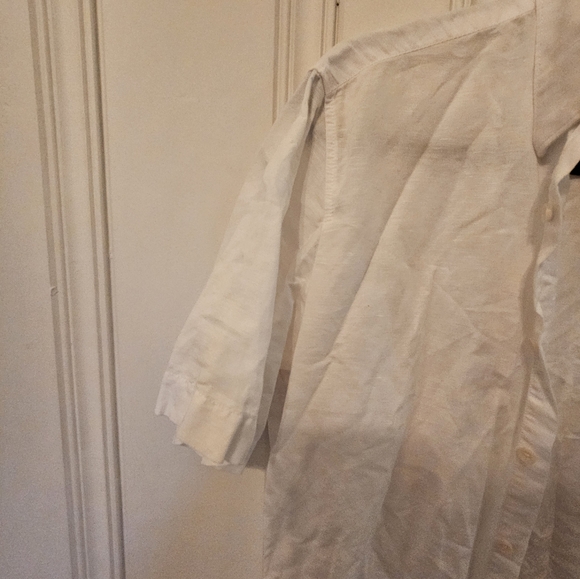 Used Medium Men's White VanHeusen Sport T-Shirt - Picture 3 of 16